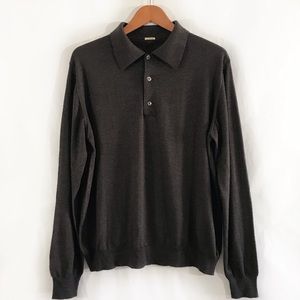 MALO Cashmere Silk Sweater Brown